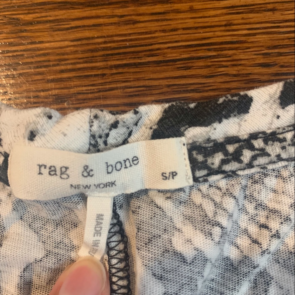 Rag & Bone Snake Print Tee - image 4